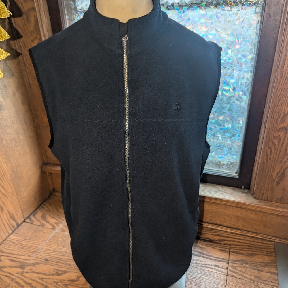 Mens Izod Navy Blue Sweater vest - Picture 1 of 10